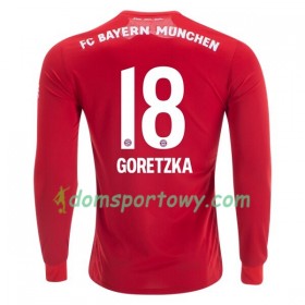 Koszulka Bayern Monachium Leon Goretzka 18 Domowe Koszulki Piłkarskie 2019-2020 Długi Rękaw